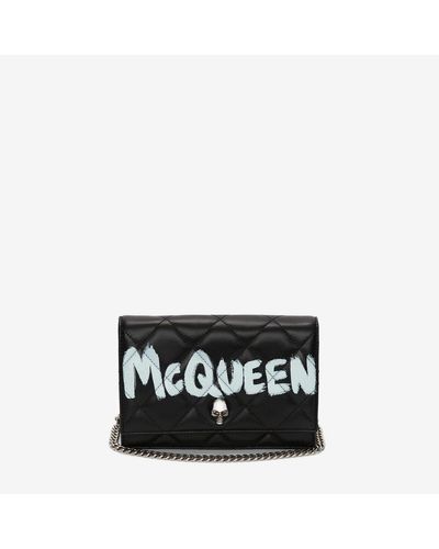 Alexander McQueen Black Small Skull Bag