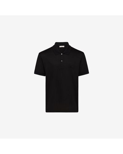 Alexander McQueen Seal Logo Polo Shirt - Black