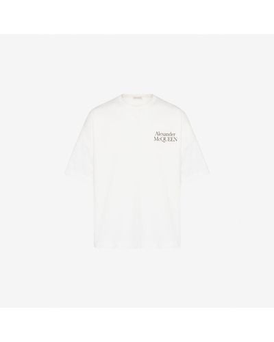 Alexander McQueen Exploded Logo T-shirt - White