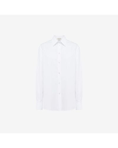 Alexander McQueen オーバーサイズド メンズシャツ - ホワイト