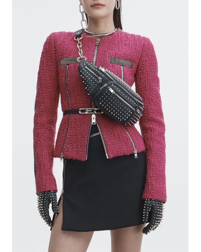 alexander wang studded fanny pack