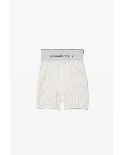 alexander wang lace bike shorts