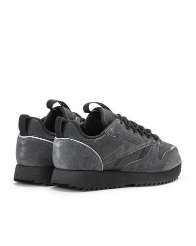 Reebok Classic Leather Ripple Trail in Black - Lyst