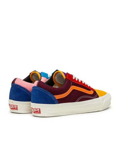 multi colored old skool vans