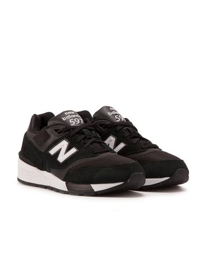 New Balance Suede Ml 597 Aac in Black for Men | Lyst