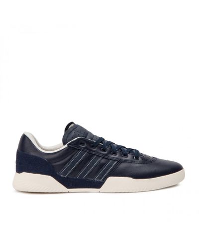 adidas Leather Adidas City Cup in Navy (Blue) for Men - Lyst
