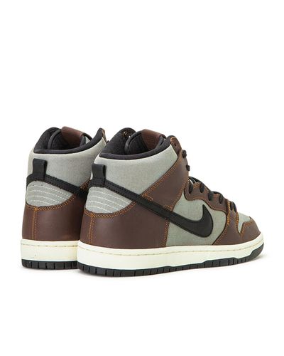 Nike Leather Dunk High Pro in Olive (Green) for Men | Lyst