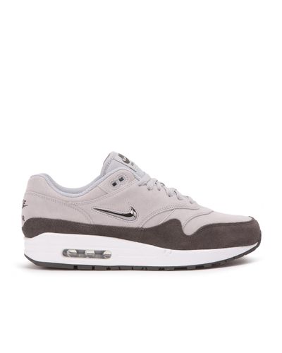 Nike Suede Nike Air Max 1 Premium Sc "jewel Swoosh" in Grey (Grey) for Men  - Lyst