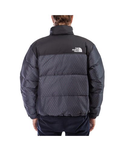 engineered jacquard nuptse jacket
