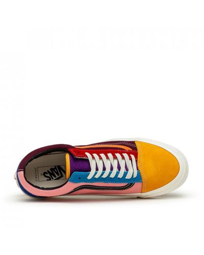 multi colored old skool vans