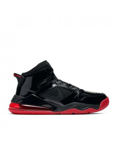 Nike Jordan Mars 270 Shoe in Black, Silver \u0026 Red (Black) for Men | Lyst