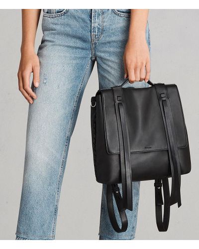 Fin leather shoulder backpack Clearance