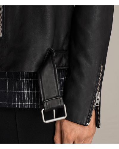 kaho leather biker jacket