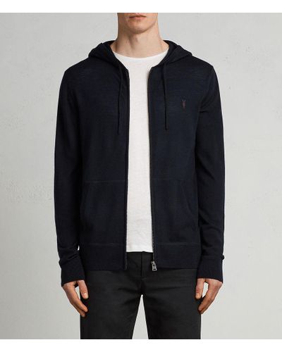 mode merino zip moletom com capuz