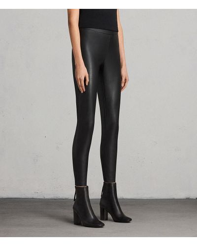 AllSaints Isla Leggings in Black | Lyst UK