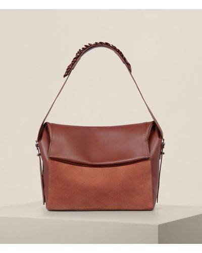 all saints brown moletom com capuz