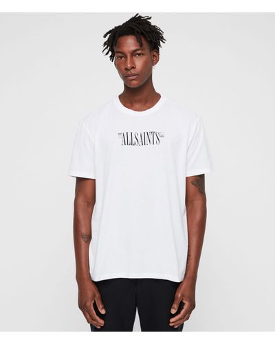 all saints white tshirt
