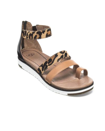 ugg mina leopard sandal