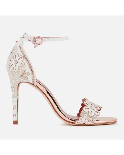 ted baker barely there heeled sandals