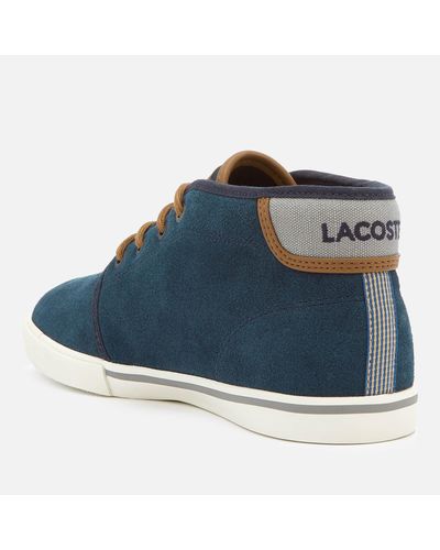 Lacoste Ampthill 318 1 Suede Chukka Boots in Blue for Men | Lyst