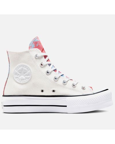 Converse Chuck Taylor All Star Hybrid Shine Lift Hi-top Trainers in White -  Lyst