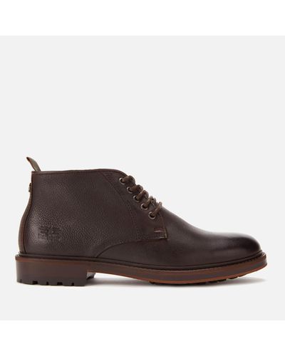barbour brown chukka boots