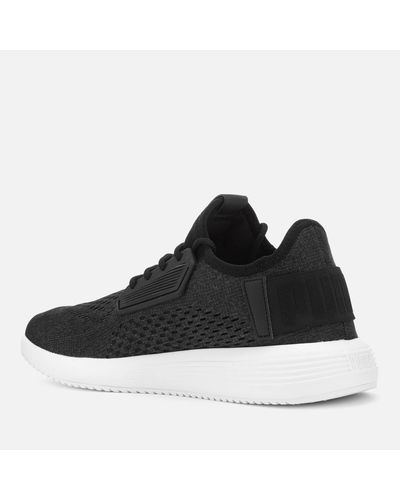PUMA Rubber Uprise Mesh Trainers in Black for Men - Lyst