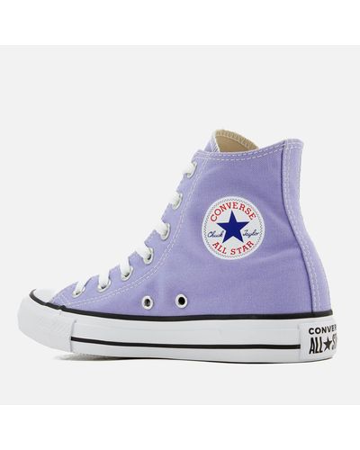 light purple high top converse
