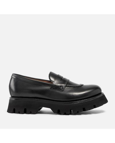 Grenson Hattie Leather Loafers - Black