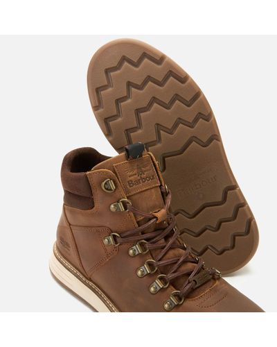 Barbour Letah Leather Hiking Style Boots in Tan (Brown) for Men - Lyst