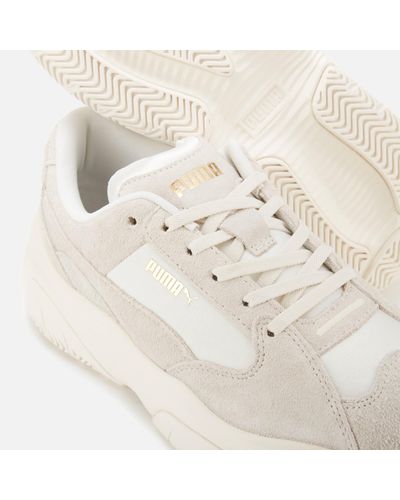 PUMA Suede Storm.y Soft Trainers in Beige (Natural) - Lyst