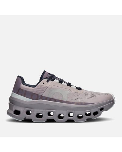 On Shoes Cloudmster Mesh Running Trainers - Grey