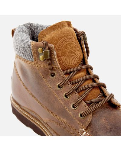 Superdry Leather Men's Mountain Range Boots in Tan (Brown) for Men | Lyst