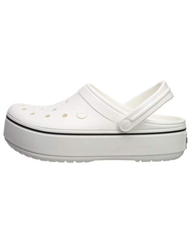 crocband platform white