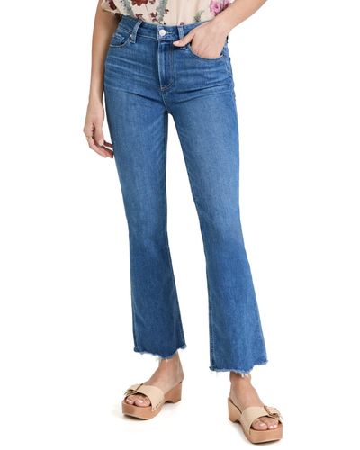 PAIGE Denim Claudine Flare Jeans in Blue - Lyst
