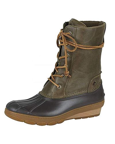sperry wedge rain boots