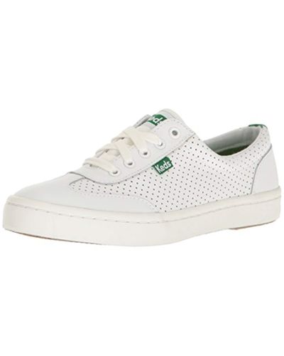 keds kickstart retro court perf leather