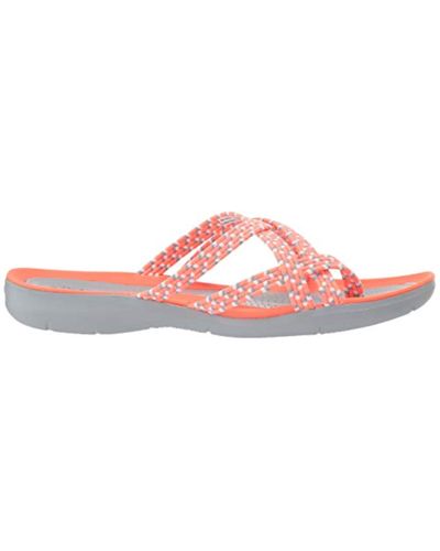crocs women's swiftwater braided web flip
