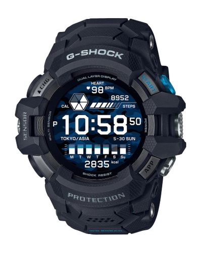 g shock gray and blue
