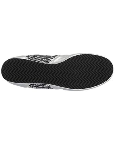 Reebok Boot Boxing Shoe in Silver/White 