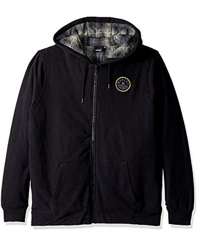 Hurley Flannel Lined Zip Up Two Layer 