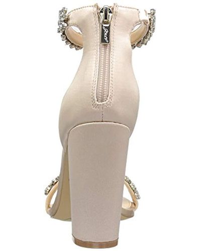 jewel badgley mischka mayra evening sandals champagne