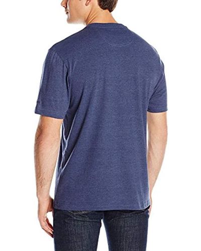 izod men's doubler crew neck solid short sleeve tee
