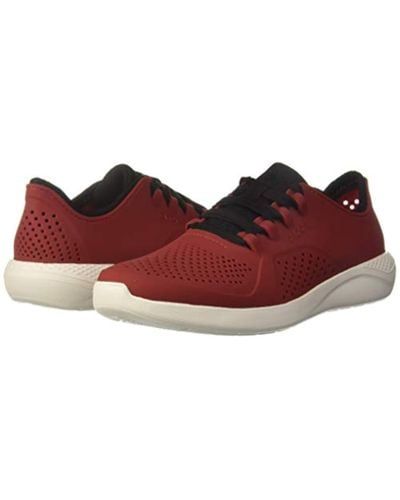 crocs literide red