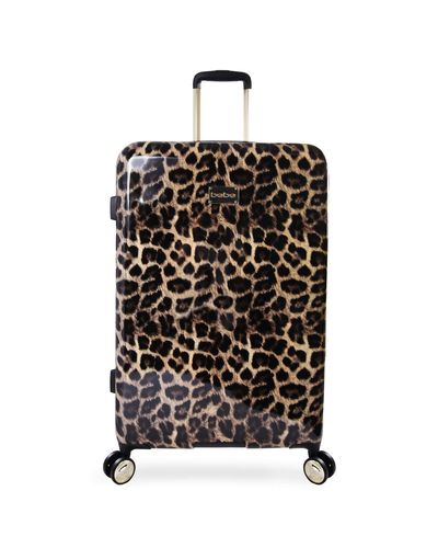 Bebe Luggage Adriana 29 Hardside Check In Spinner In Leopard Black Lyst