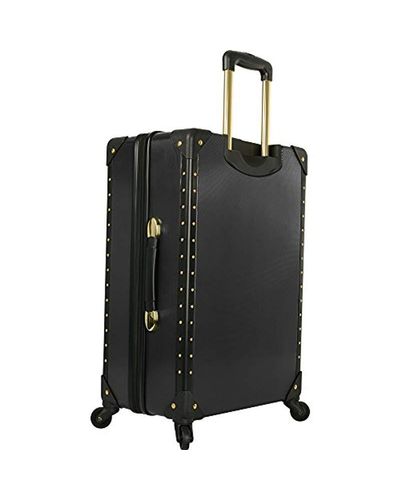 vince camuto black and gold luggage