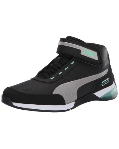 PUMA Mercedes Amg Petronas Kart Cat X Mid Sneaker in Black/Silver (Black)  for Men - Lyst