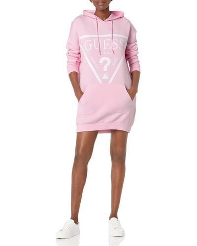 pink sweat dress