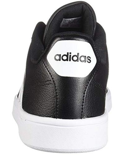adidas Originals Cloudfoam Advantage Sneaker in Black/White/Black (Black) - Lyst