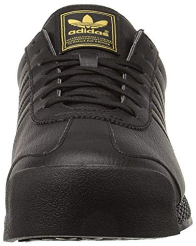 adidas Originals Samoa Retro Sneaker in Black/Black/Gold (Black) for Men -  Lyst